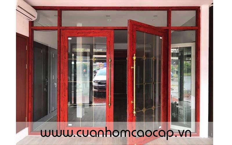 Cửa đi hệ thuỷ lực SingHal mở quay 2 chiều